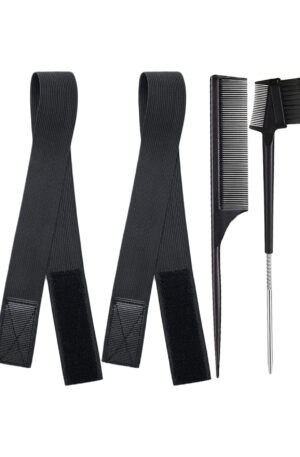 2 Pcs Wig Band For Melting Lace Band Elastic Bands For Wig Edge Lace Frontal Melt Adjustable Wrap To Lay Scarf Keeping Grip No Slip